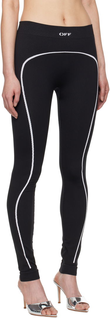 Legíny Off-White Stamp Seamless Sport Leggings Čierna | OWVV015C99KNI0021001, 1
