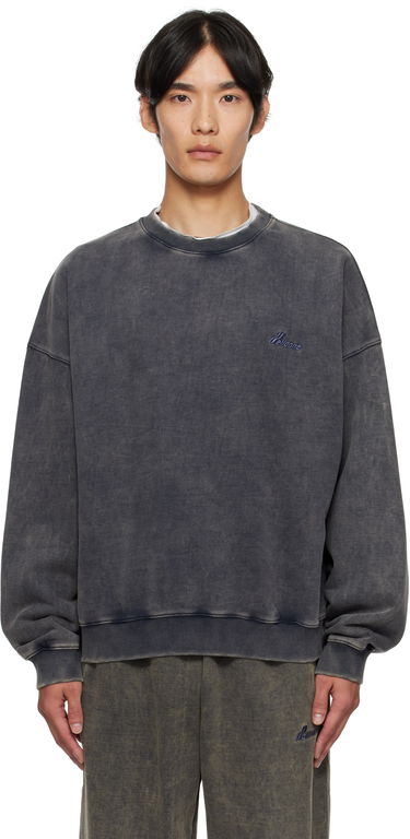 Mikina We11done We11done Bleached Sweatshirt Šedá | WD-TS2-25-785-U-DN, 0
