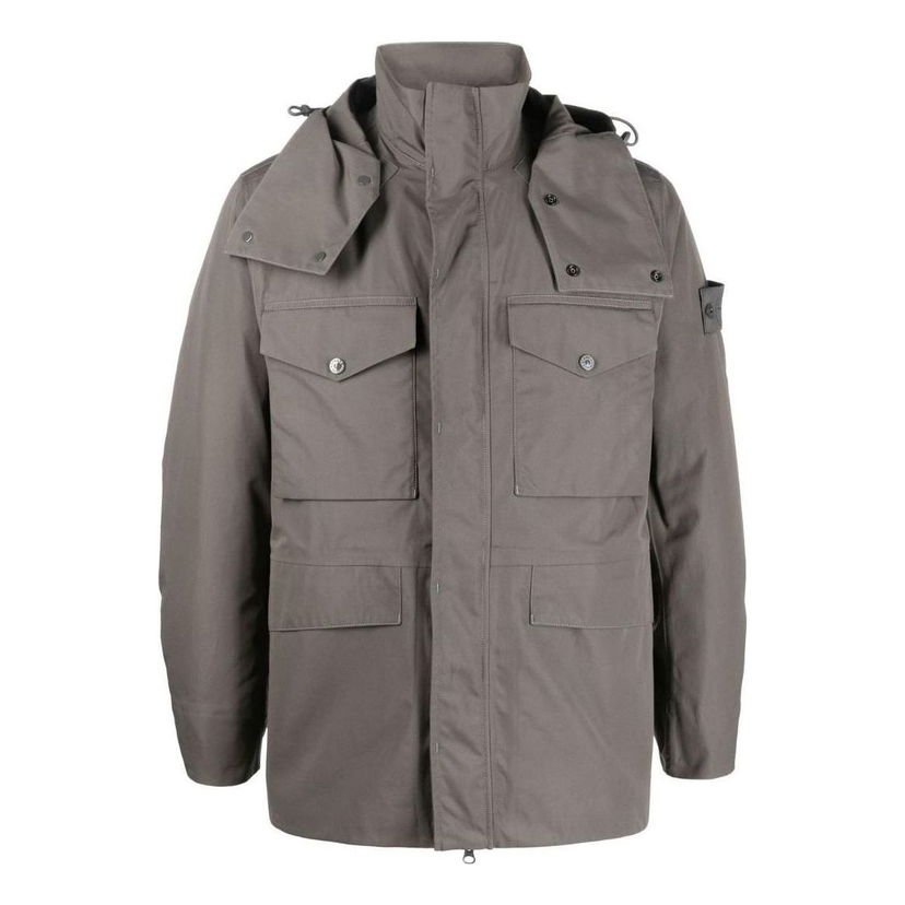 Parka Stone Island Detachable Hooded Down Jacket Šedá | 7715437F1-V0067
