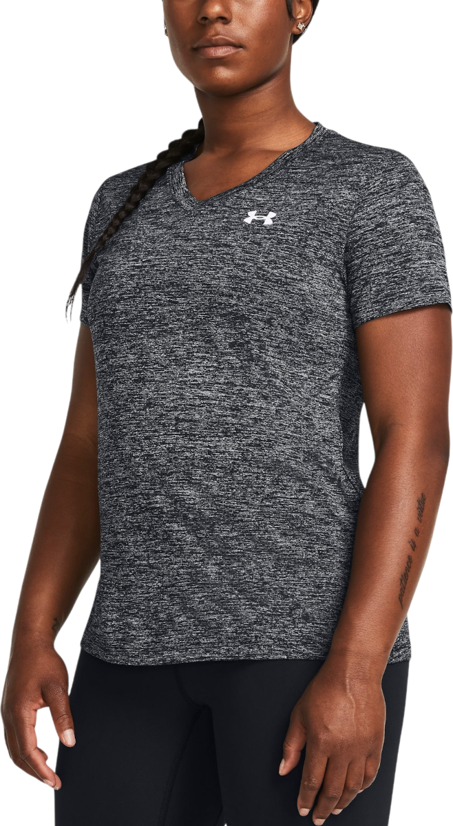 Tričko Under Armour Tech Twist Short Sleeve V-Neck T-Shirt Šedá | 1384227-001, 0