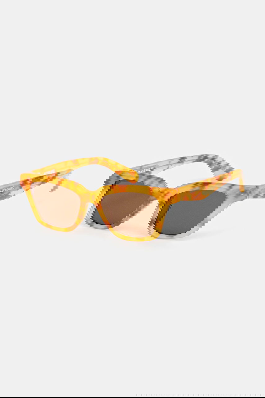 Slnečné okuliare Jacquemus Jacquemus Carre Sunglasses Žltá | JAC109C4SUN, 0