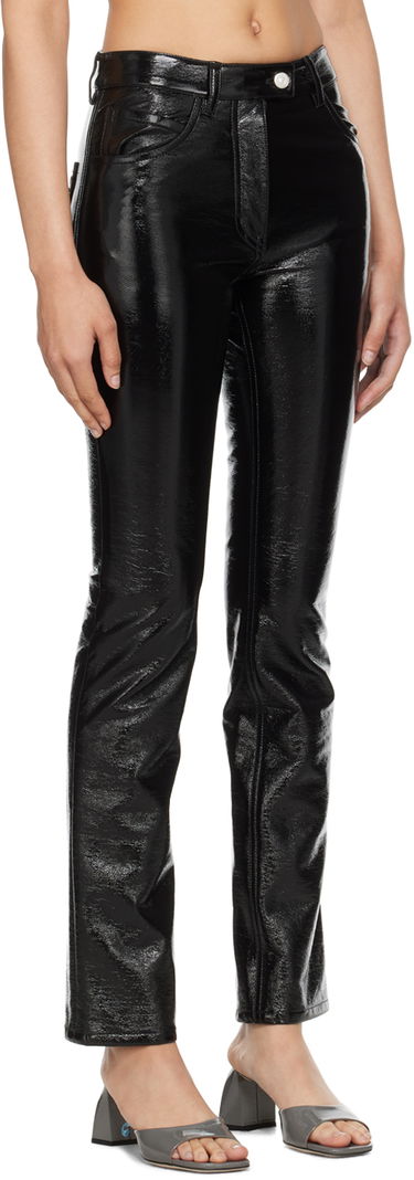Džínsy Courrèges Courrèges 5-Pocket Patent Leather Trousers Čierna | PERCPA013VY0014, 1