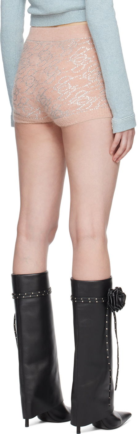 Blumarine Monogram Knit Shorts