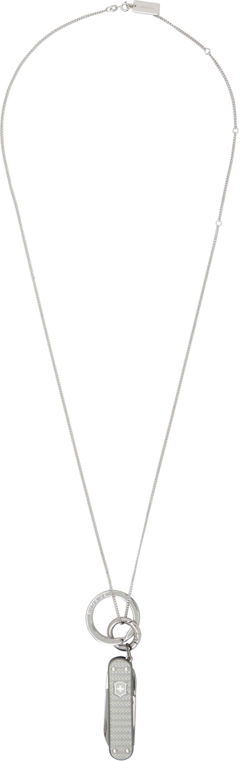OUR LEGACY｜ (BREAD CLAMP NECKLACE (A4248BSS)) Our Legacy Bread Clamp Necklace - Sterling Silver | Garmentory