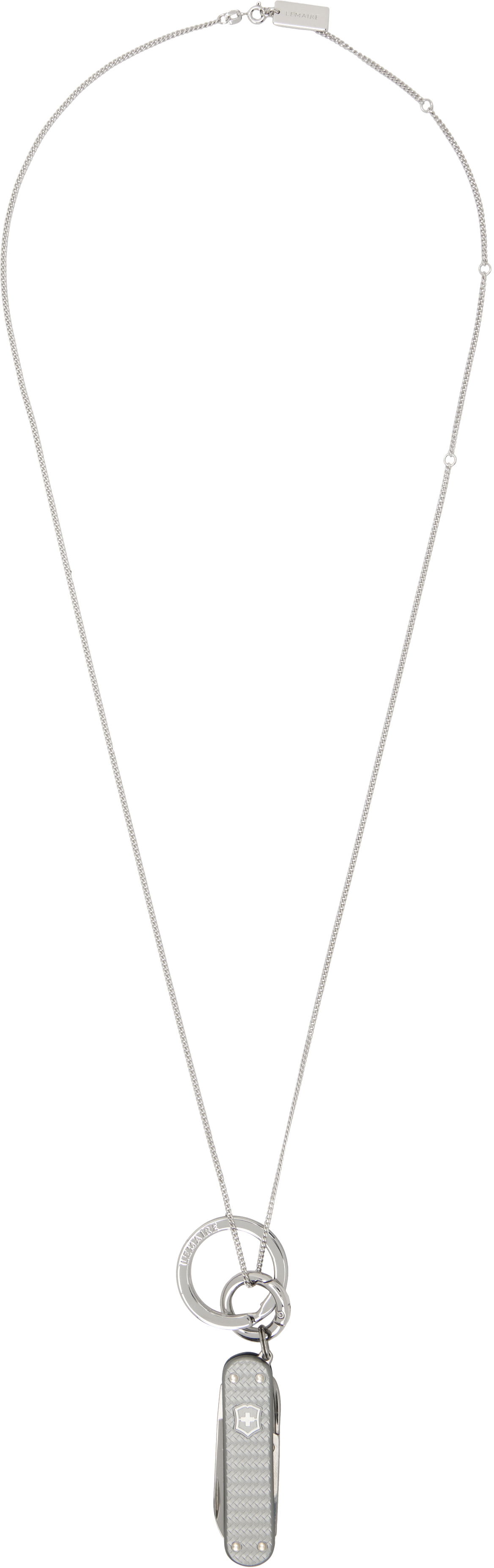 Náhrdelník LEMAIRE Mini Swiss Knife Pendant Necklace Metalická | AC1141 LO0074, 0