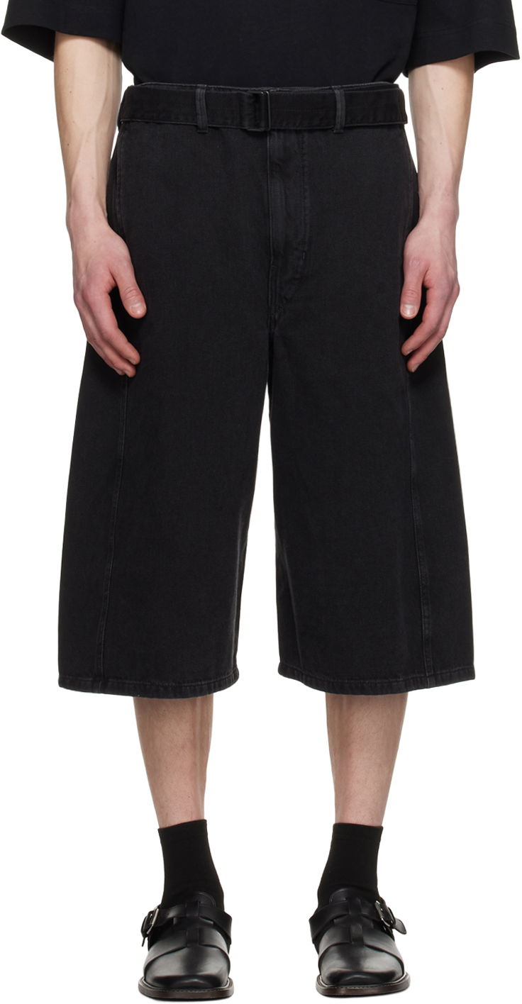 Šortky LEMAIRE Lemaire Twisted Denim Shorts Čierna | PA1107 LD1023, 0