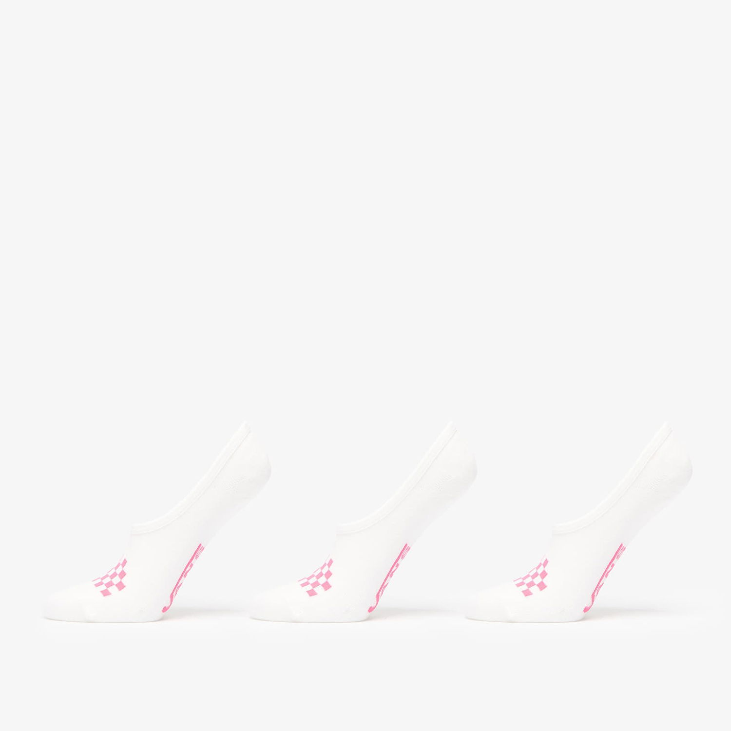 Ponožky Vans Vans Classic Canoodle Rox No-Show Socks - 3 Pack Biela | VN000QCAJU41, 0