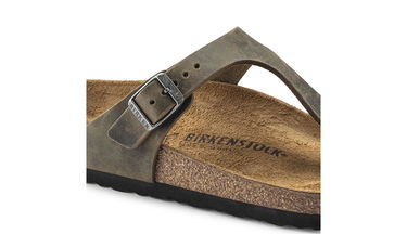 Tenisky a topánky Birkenstock Gizeh FL Faded Khaki Narrow Fit Hnedá | 1019383, 6
