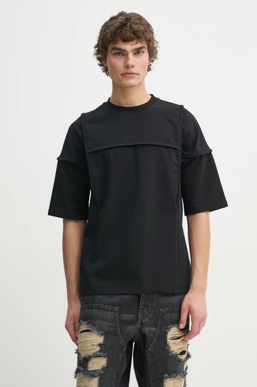Tričko HELIOT EMIL Black Short Sleeve T-Shirt Čierna | AW24.M.09.123.BLK01, 0