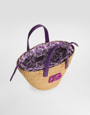 Tote bag Dolce & Gabbana Dolce & Gabbana Woven Mini Tote Bag Béžová | EB0249AW590I03TN, 3