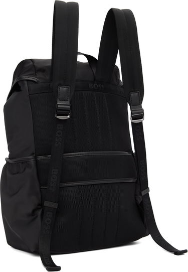 Batoh BOSS BOSS Double B Monogram Twill Backpack Čierna | 50548079, 3