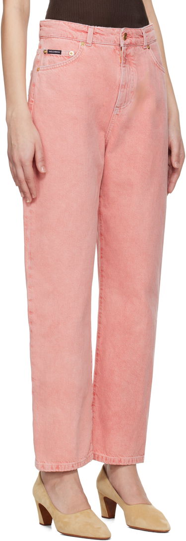 Džínsy Dolce & Gabbana Dolce&Gabbana Five-Pocket Regular Waist Jeans Ružová | FTC7CD G8MT5, 1