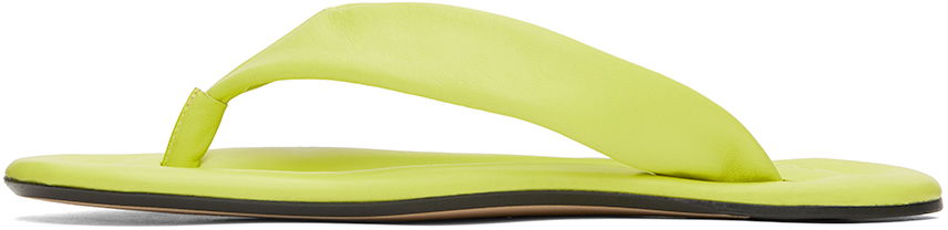 BY FAR Dasha Leather Thong Sandals
