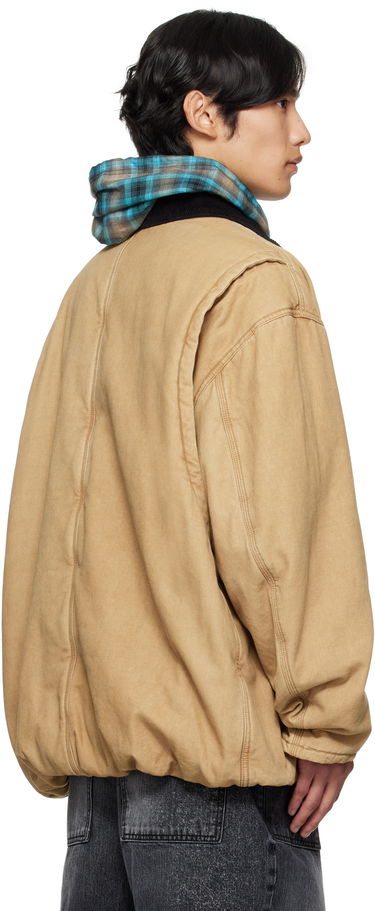 Bunda We11done We11done Washed Work Jacket Béžová | WD-JP2-25-070-U-BG, 2