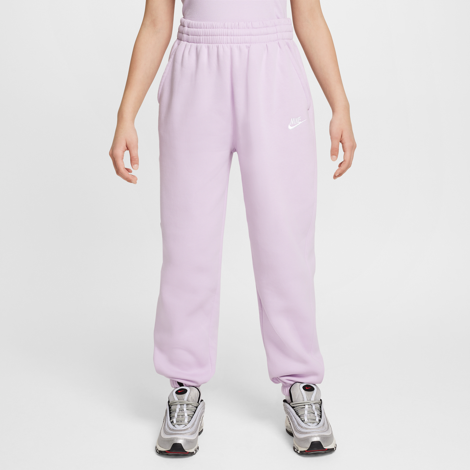 Tepláky Nike Nike Sportswear Club Fleece Older Kids' Loose Fit Pants Fialová | FD2933-537, 0