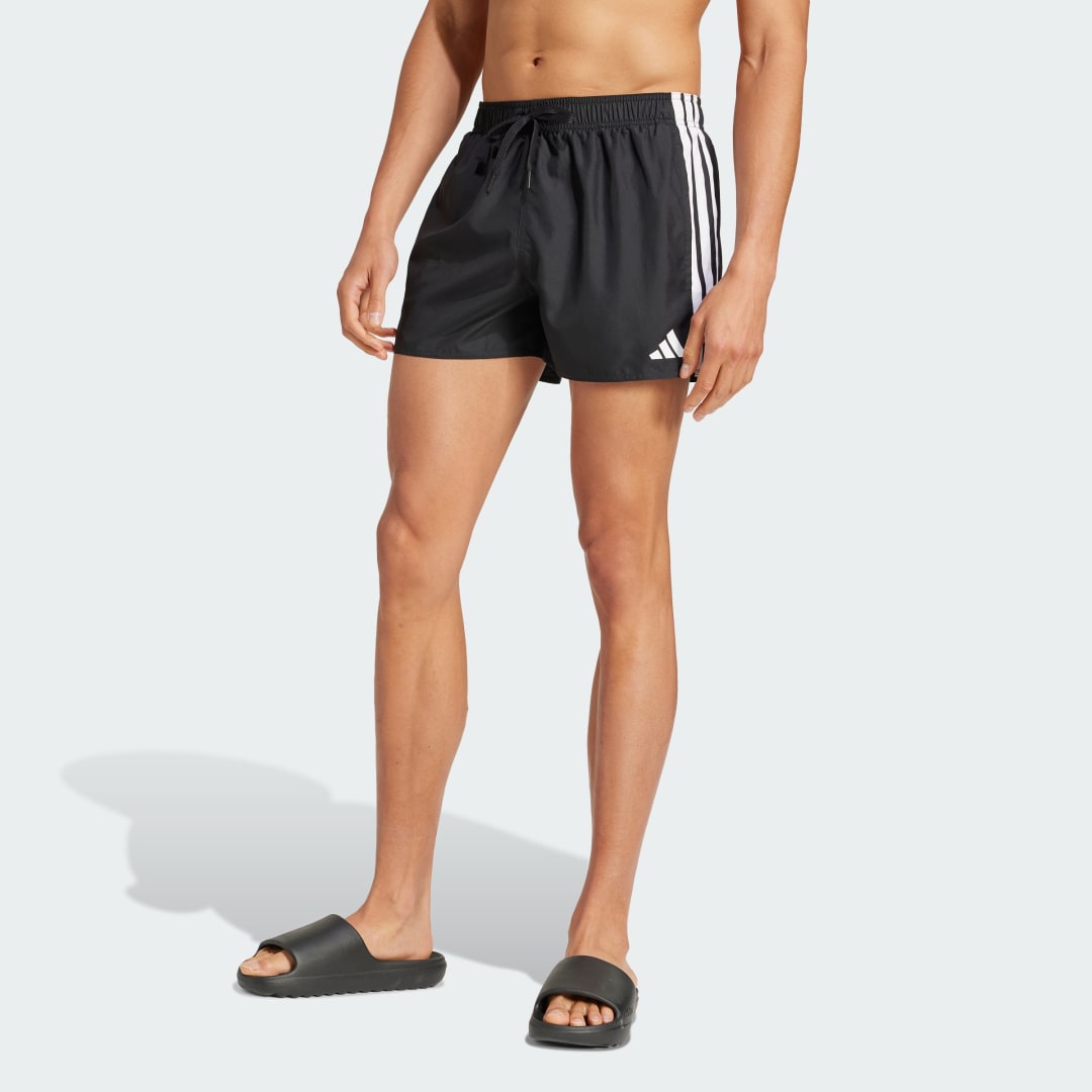 Plavky adidas Performance 3-Stripes 3-Inch Swim Shorts Čierna | JG1031, 0