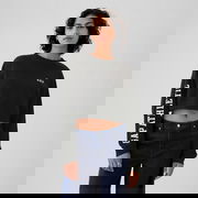 Sweatshirt Crop Sweatshirt True Black L