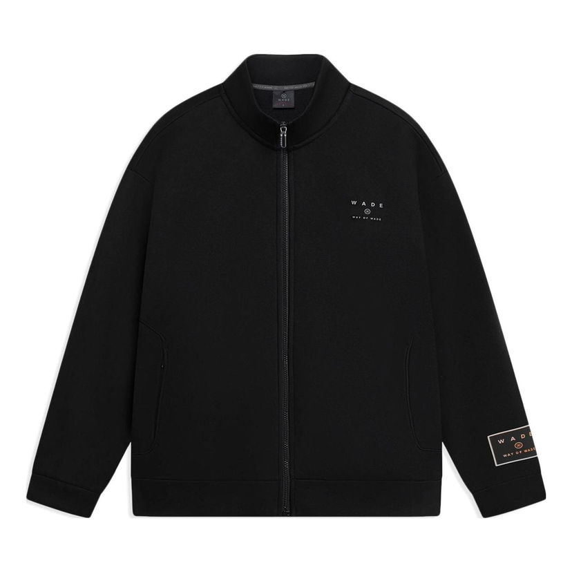 Bomber bunda Li-Ning Way Of Wade Logo Fleece Full Zip Jacket Čierna | AWDSC47-1