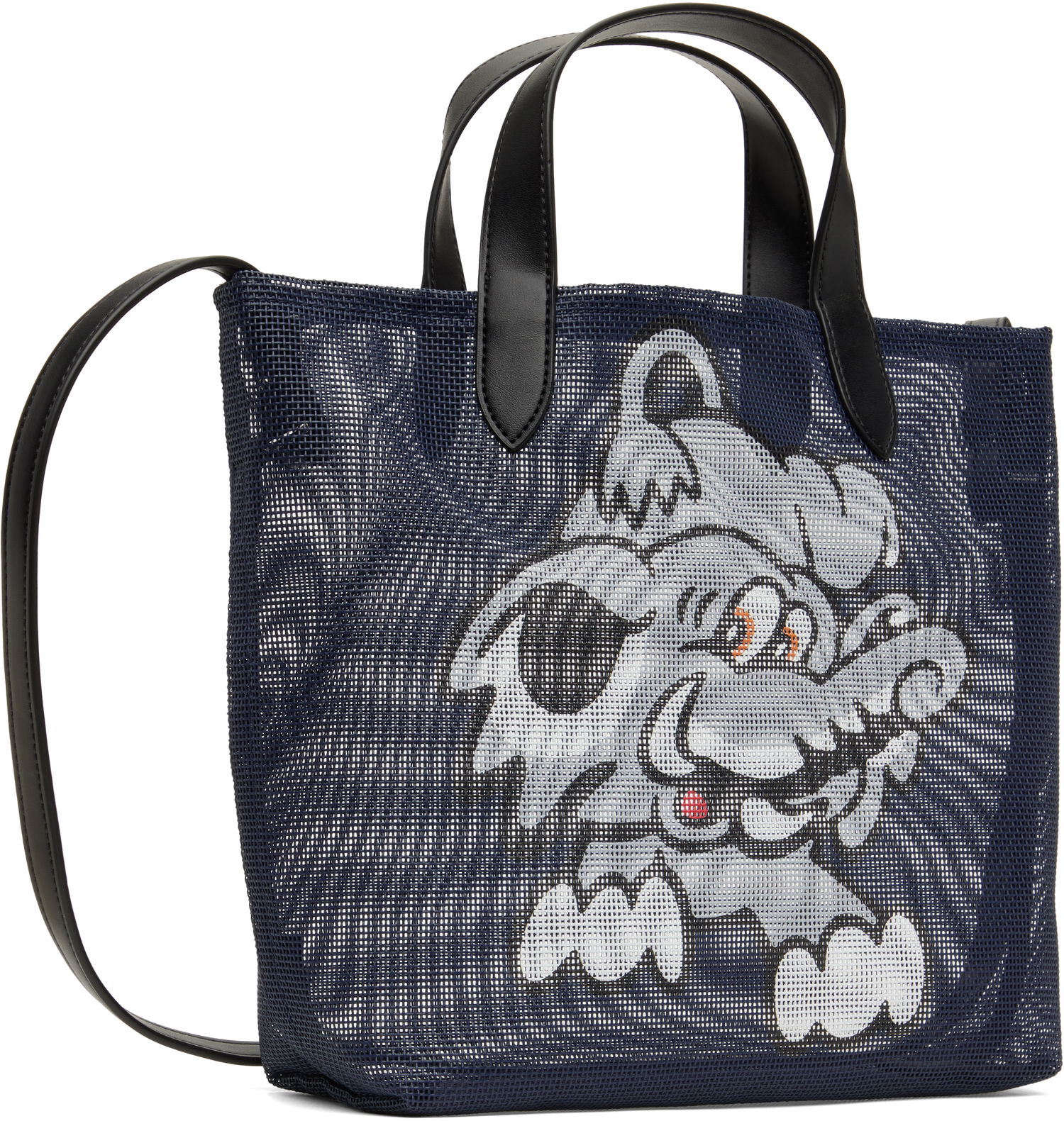 Tote bag KENZO Kenzo Paris 'Kenzo Play' Small Mesh Tote Bag Modrá | FF58SA410B14, 1