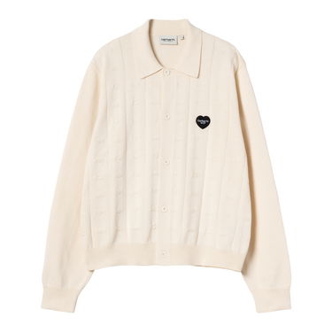 Sveter Carhartt WIP Carhartt WIP Women's Drewe Knitted Cardigan Biela | I035182_4, 0