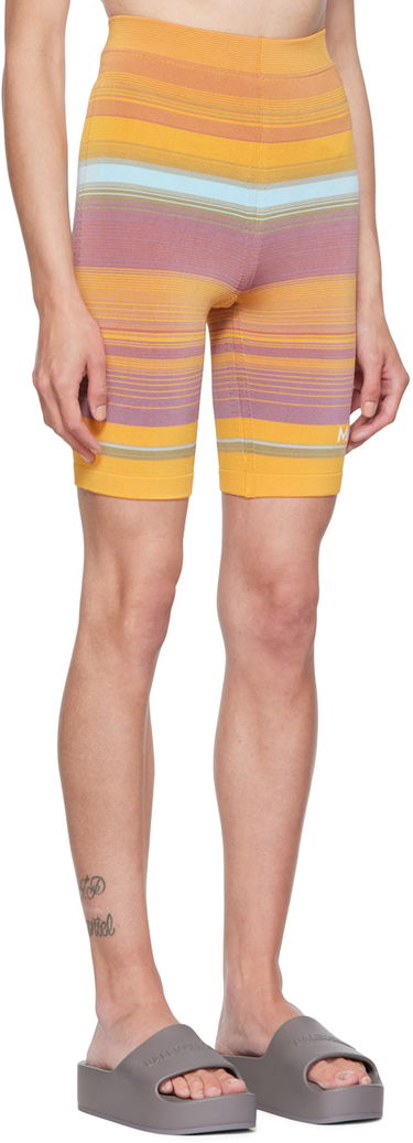 Šortky Marc Jacobs Marc Jacobs 'The Sport' Striped Bike Shorts Oranžová | N426J02PF22, 1