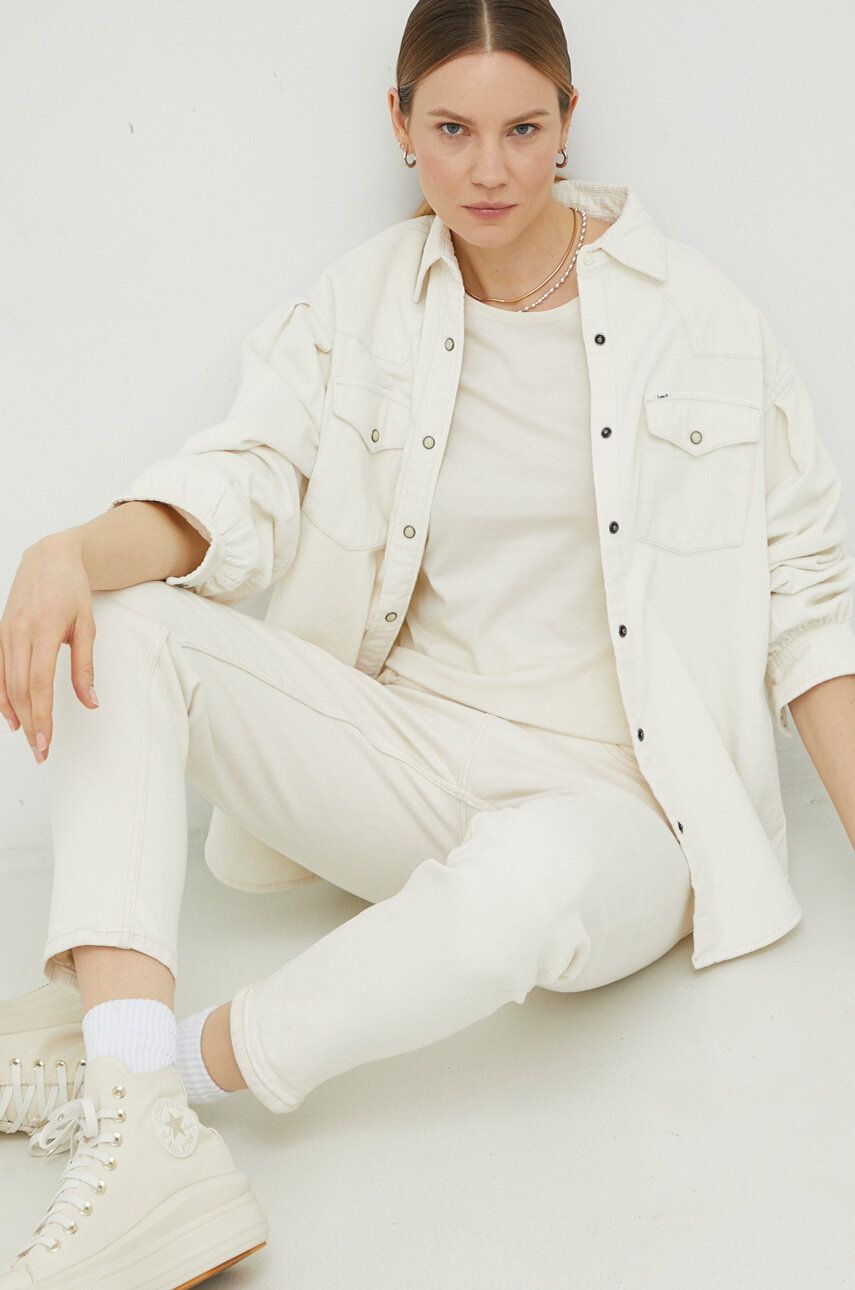 Košeľa Lee Seasonal Western Long Sleeve Shirt Biela | L51JAKNQ, 0
