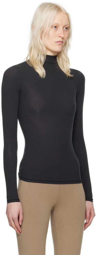 Sveter SKIMS SKIMS Fits Everybody Turtleneck Top Hnedá | AP-TTN-1230, 4