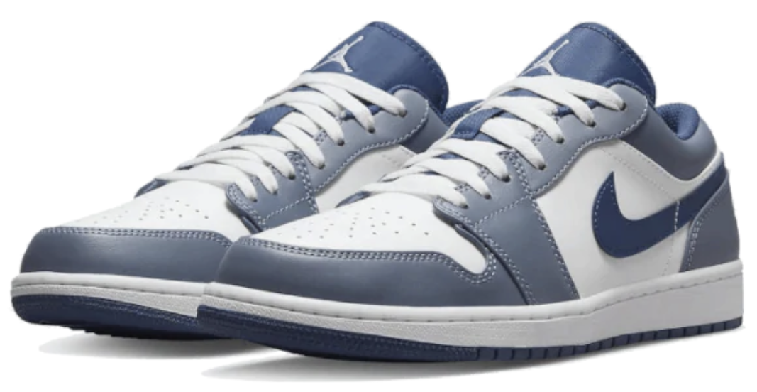 Tenisky a topánky Jordan Air Jordan 1 Low "Ashen Slate" Modrá | 553558-414, 1