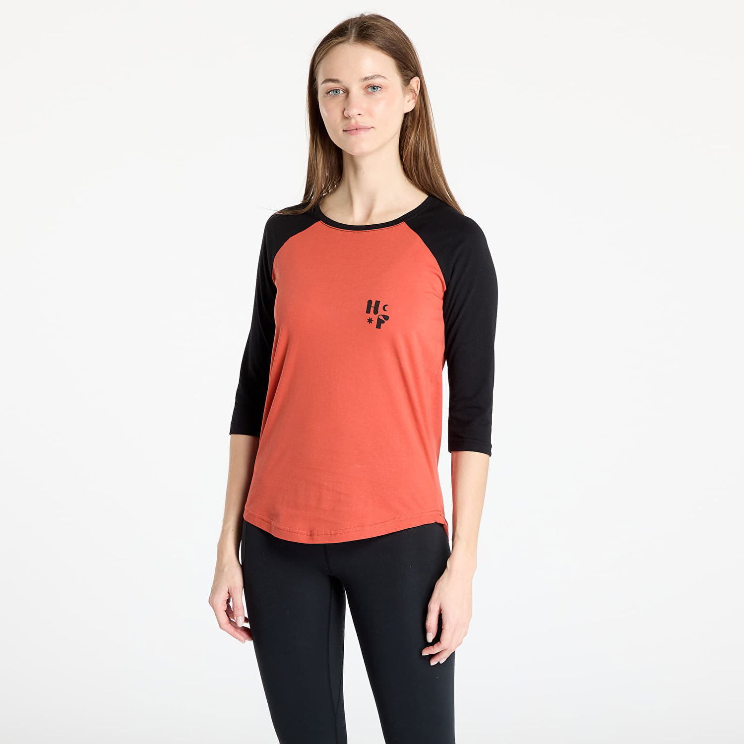 Tričko Horsefeathers Horsefeathers Kirby 3/4 Sleeve T-Shirt Oranžová | SW942B, 0