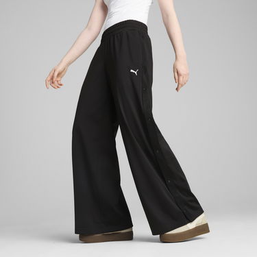 Tepláky Puma WARDROBE ESS Snap Button Wide-Leg Pants Čierna | 629804_01, 0