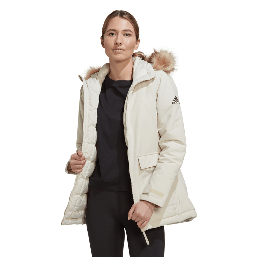 Parka adidas Originals Hooded Parka Biela | HG8716