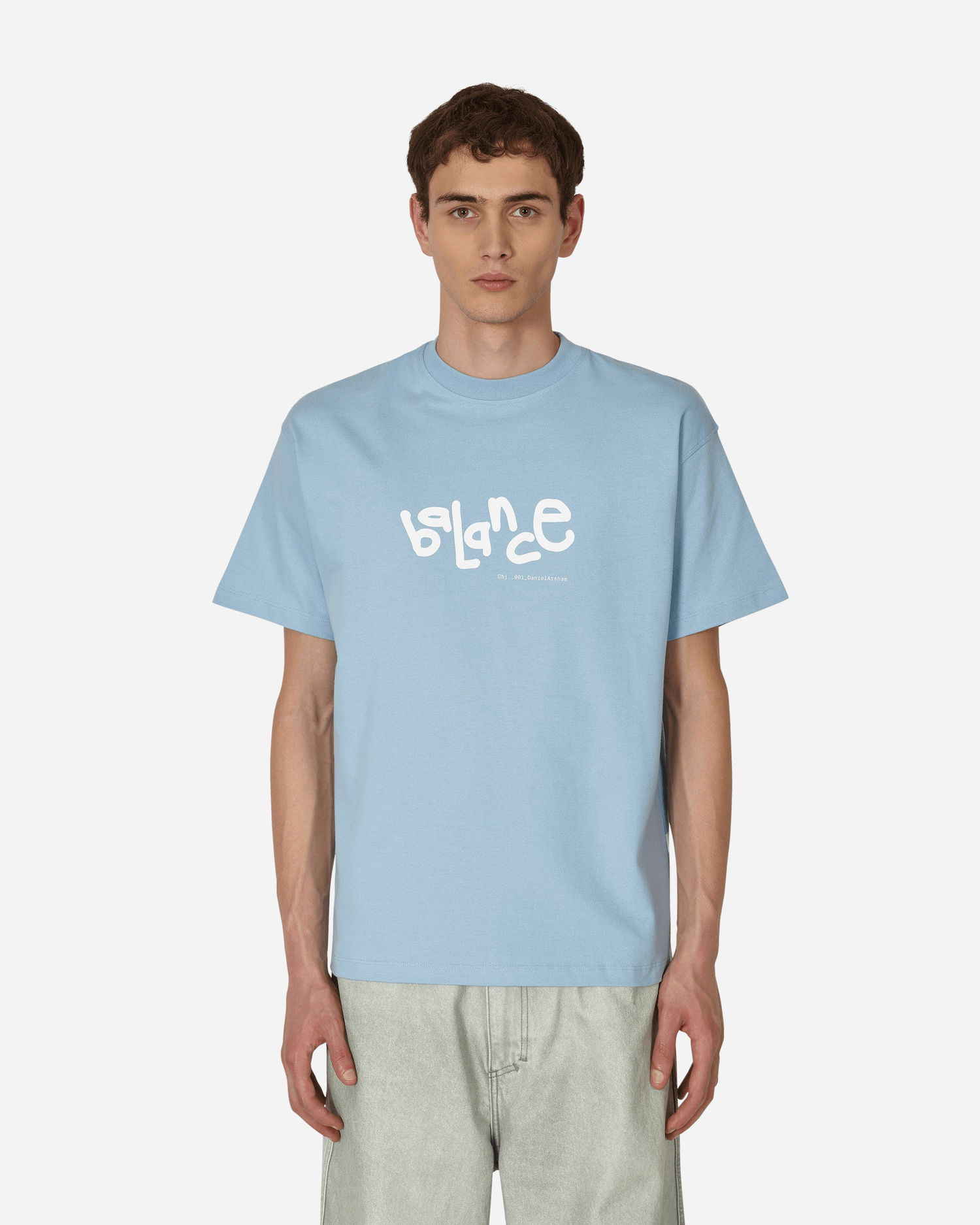 Tričko Objects IV Life Balance Print T-Shirt Modrá | 001-107-20 POPBLU, 0
