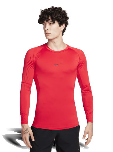 Tričko Nike Pro Dri-FIT Tight Fitness Tee Červená | FB7919-657