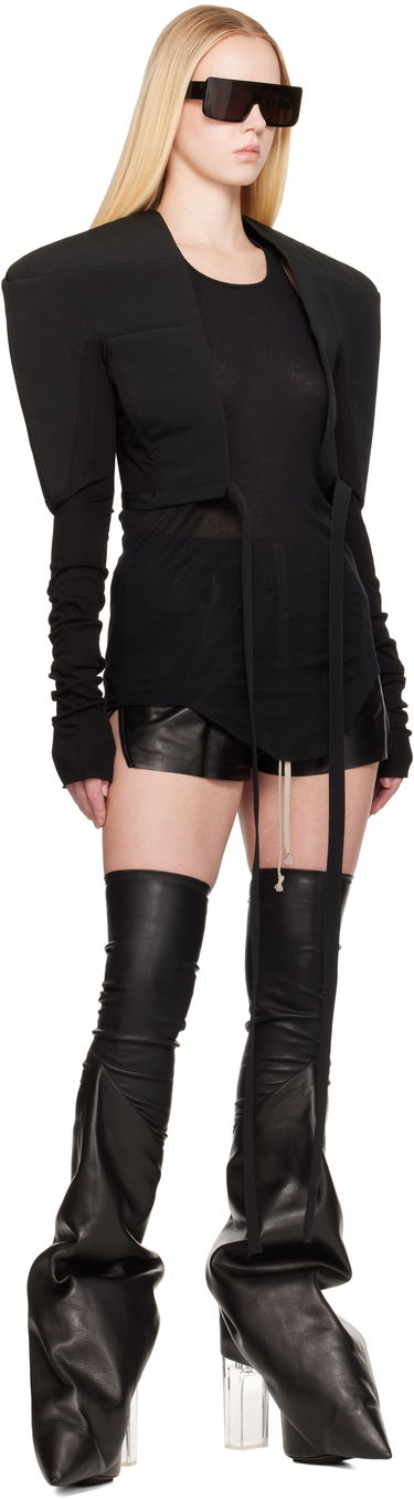 Bunda Rick Owens Rick Owens Hollywood Tight Blazer Čierna | RO01E7275 PCVSJA, 3
