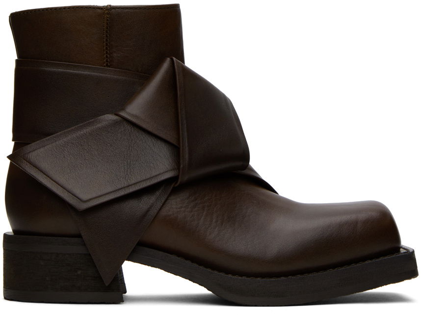Oblečenie Acne Studios Brown Musubli Boots Hnedá | AD0658-, 0