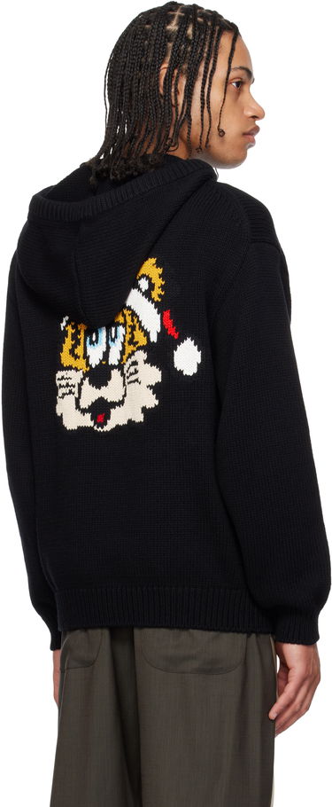 Mikina KENZO Kenzo Paris VERDY Edition Knitted Hoodie Čierna | FF58PU7103CJ, 2