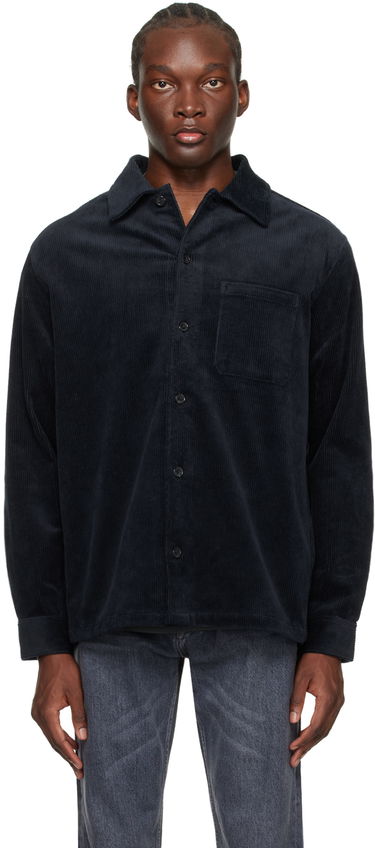Košeľa Samsoe Samsoe Samsøe Samsøe Damon Corduroy Shirt Navy | M23300049, 0