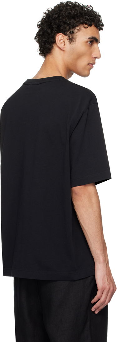 Tričko MAISON KITSUNÉ Maison Kitsuné Handwriting Oversize T-Shirt Čierna | OM00122KJ0119, 2