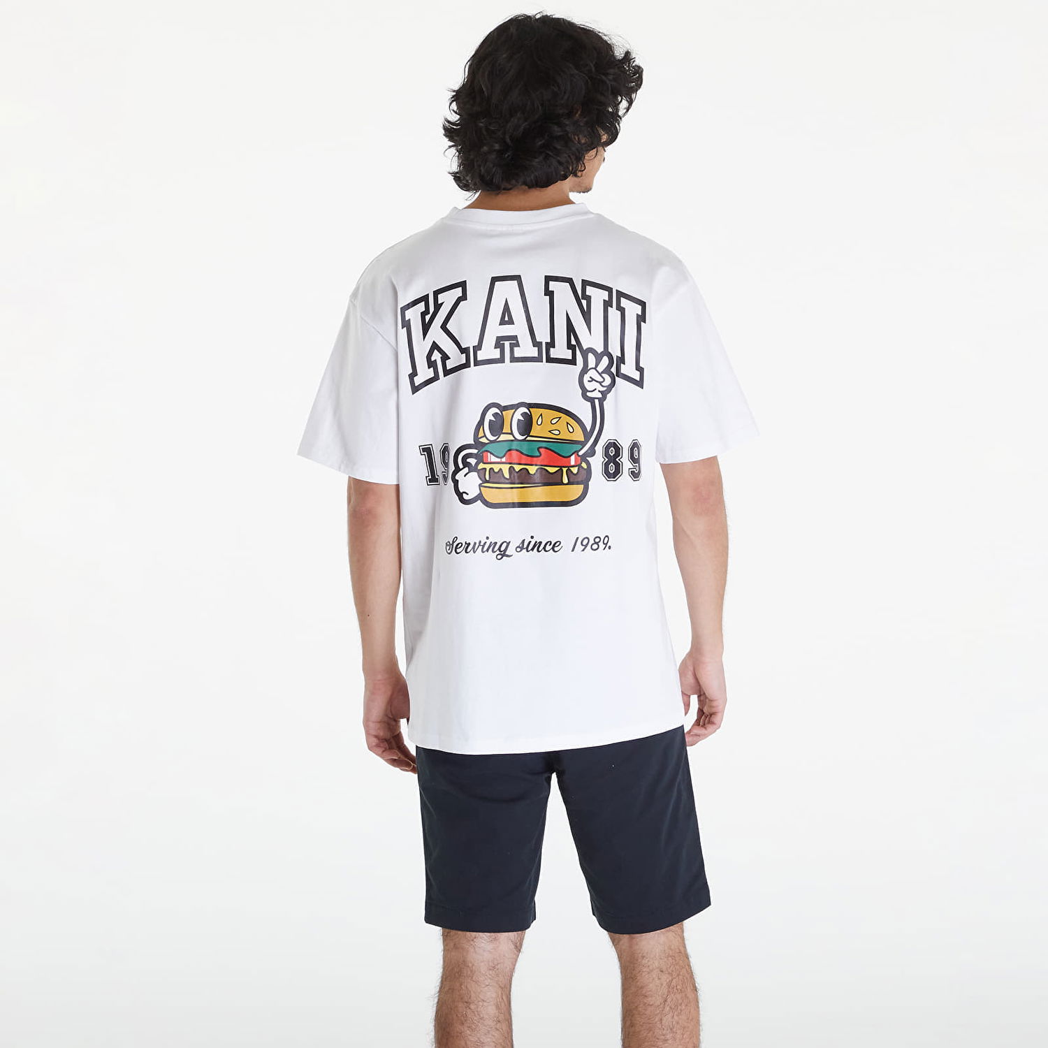 Tričko Karl Kani Small Signature Burger Tee White Biela | KM241-039-1, 1
