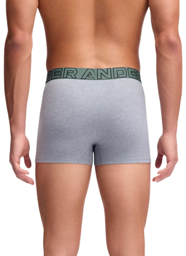 Boxerky Under Armour Under Armour SOLID 3in Boxer Shorts, 3-Pack Zelené | 1383891-035, 2
