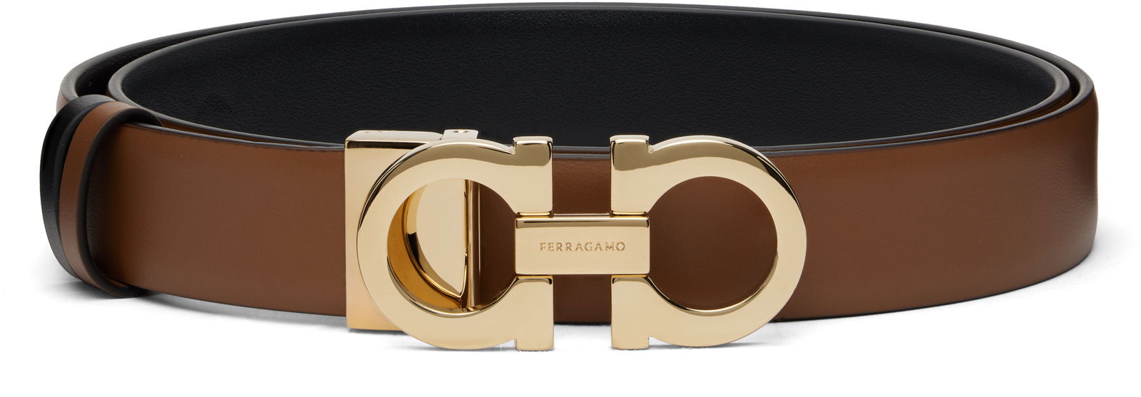 Salvatore Ferragamo Gancini Reversible Belt