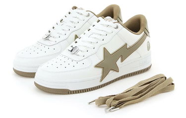 Tenisky a topánky BAPE Bape Sta OS #2 White/Beige Biela | 1K20-191-314-BEI, 5