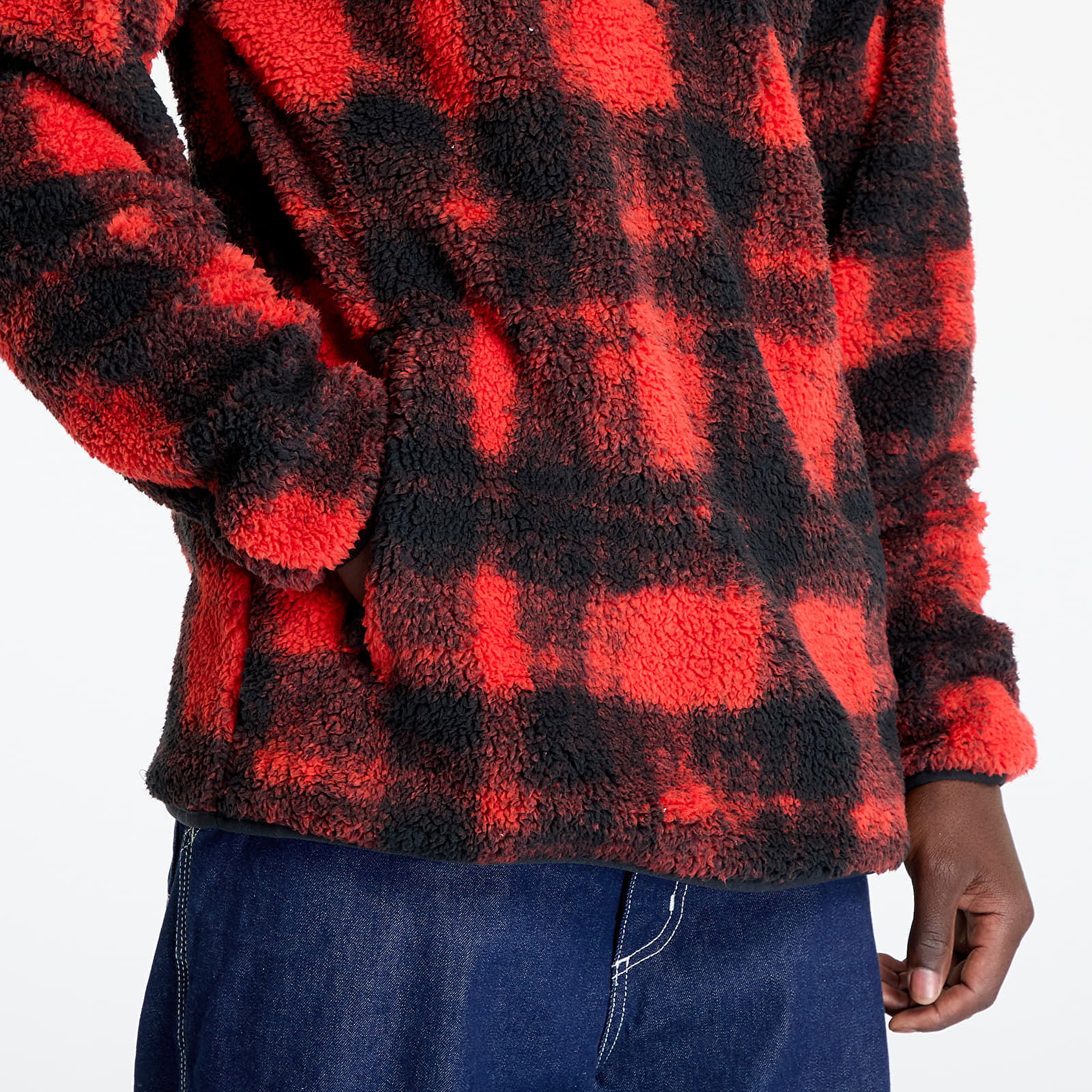 Rugged Ridge™ Half Snap Fleece Sail Red Omblur