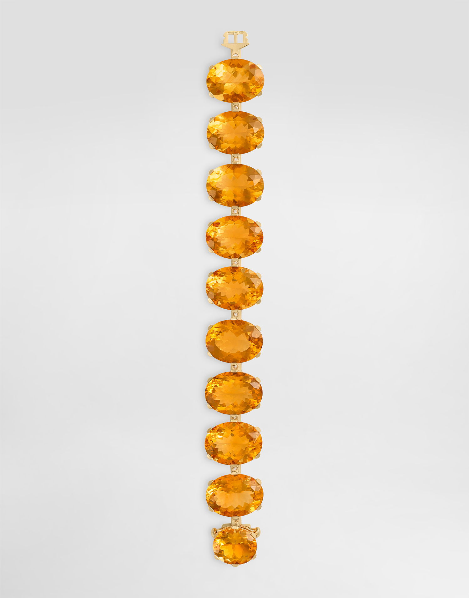 Náramok Dolce & Gabbana Anna 18-carat Gold Citrines and Diamonds Bracelet Oranžová | WBSB1GWCTR1ZOO00, 1