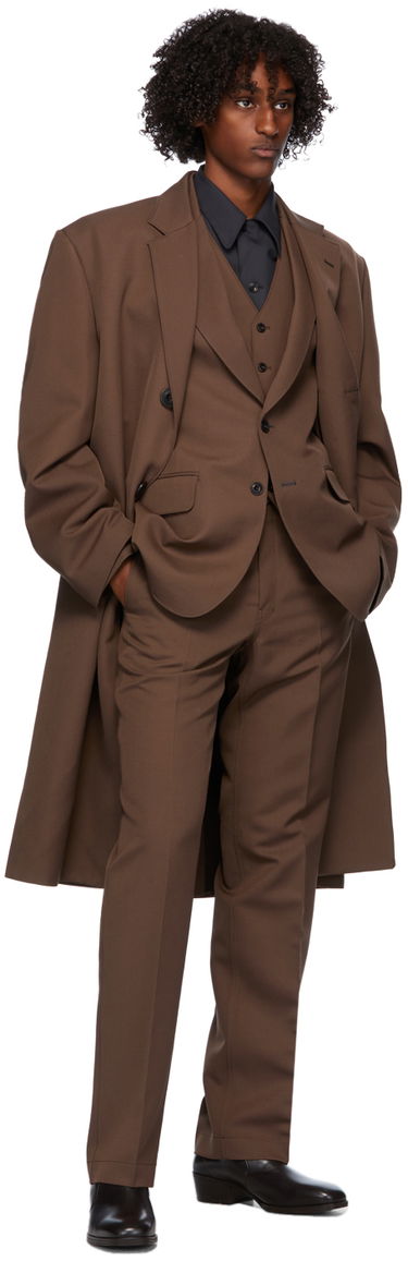 Kabáty LEMAIRE Lemaire Suit Coat Hnedá | X 203 CO147 LF483, 3