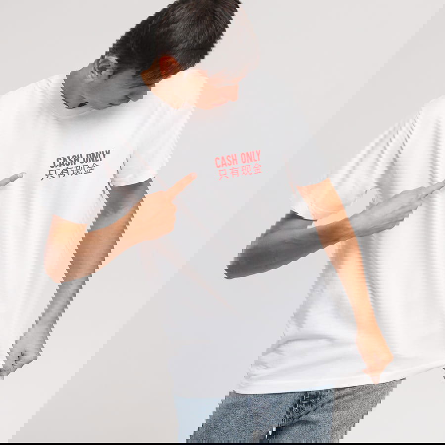 Tričko Urban Classics Cash Only Tee Biela | MT816 white, 0