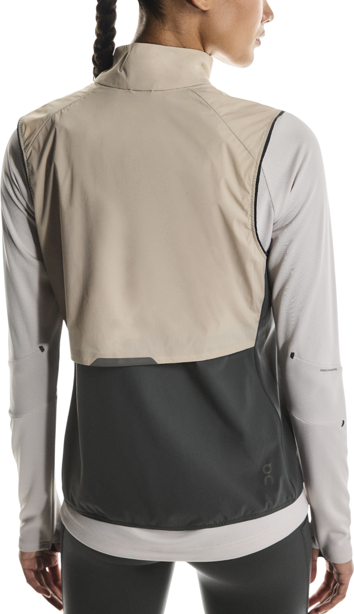Vesta On Running Running Weather Hooded Vest Béžová | 1wf30233557, 1