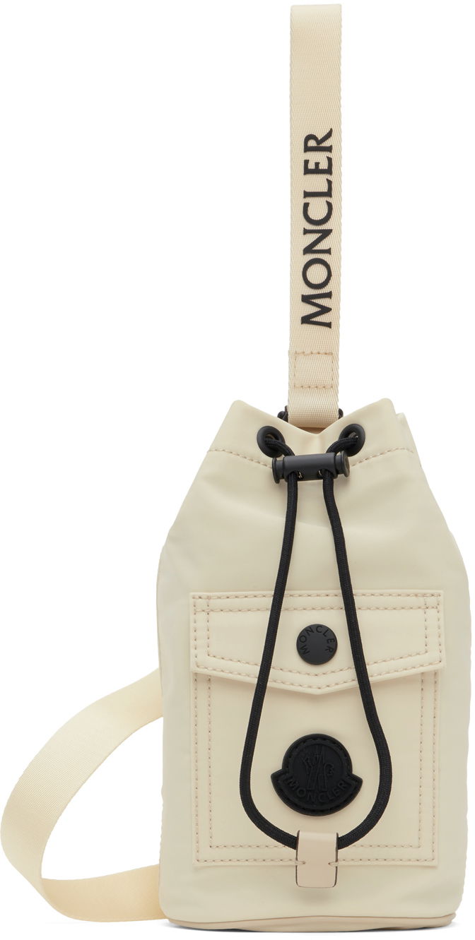 Batoh Moncler White Trick Drawstring Pouch Béžová | J209B6A00001M3873, 0