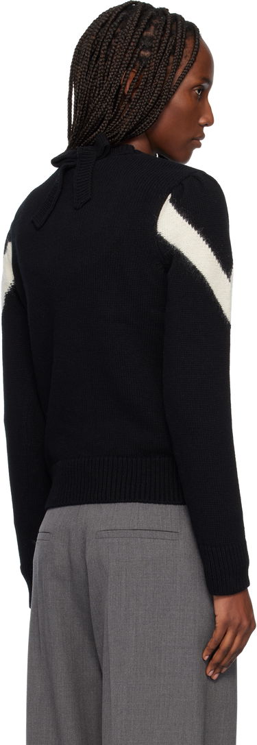 Sveter Valentino Valentino Virgin Wool V-Neck Chevron Sweater Rôznofarebný | 7B0KC69D9SL, 2