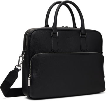 Kabelka BOSS BOSS Embossed Logo Briefcase Šedá | 50529293, 4